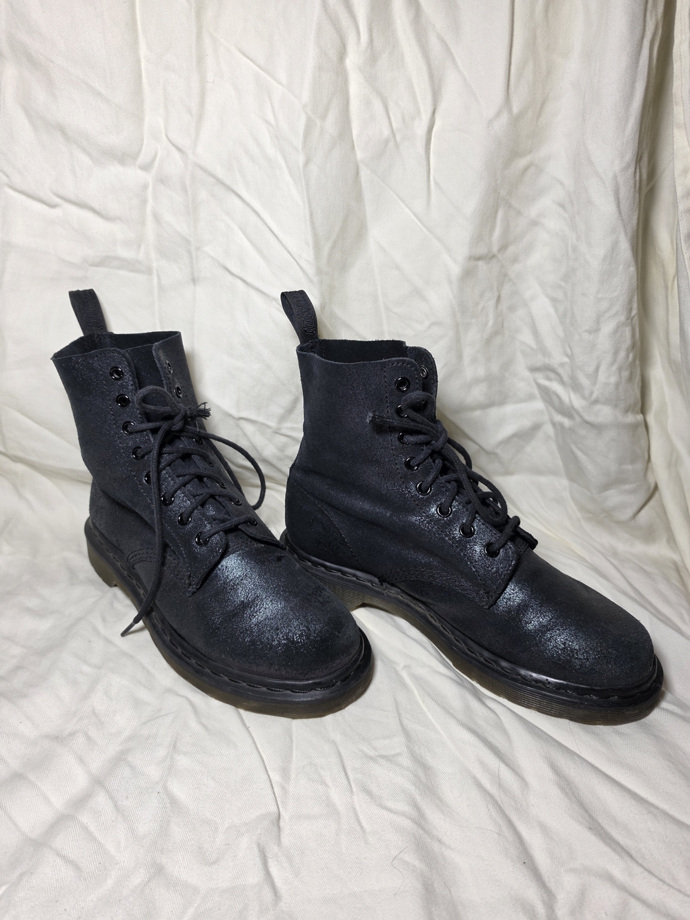 Dr. Martens Black Lace-Up Women's Combat Boots 9